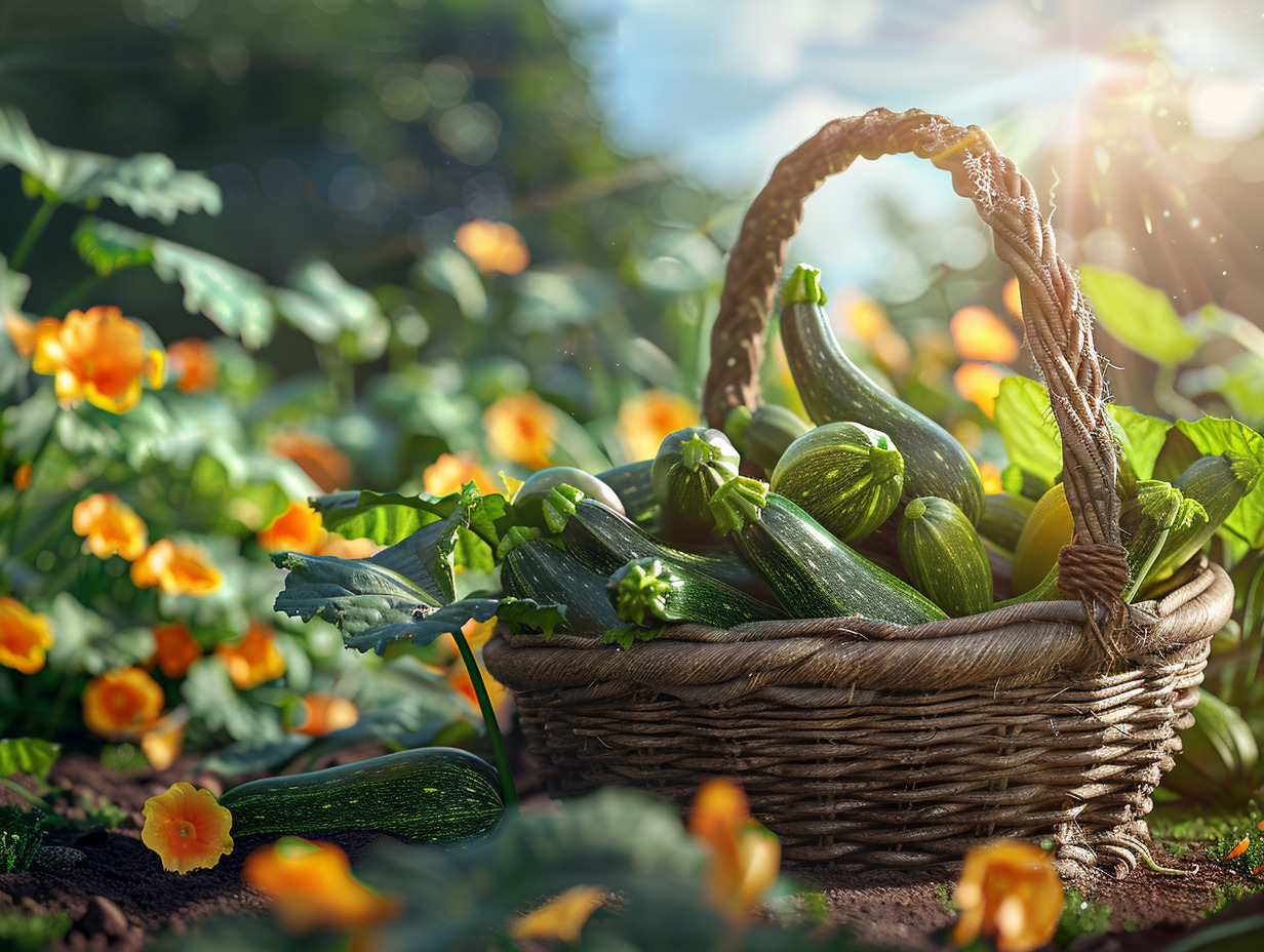 courgette plantation